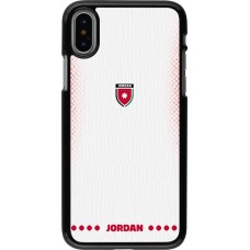iPhone X / Xs Case Hülle - Jordanien 2026 personalisierbares Fussballtrikot