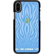 iPhone X / Xs Case Hülle - Demokratische Republik Kongo 2026 personalisierbares Fussballtrikot
