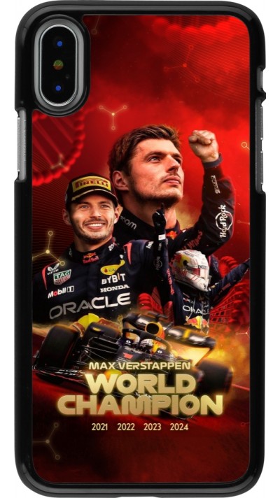 iPhone X / Xs Case Hülle - Max Verstappen Champion 2023