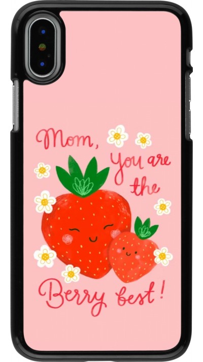 iPhone X / Xs Case Hülle - Mom 2026 Berry best