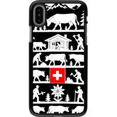 iPhone X / Xs Case Hülle - Poya Schweiz 1 schwarz