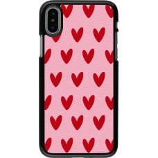 iPhone X / Xs Case Hülle - Saint Valentines Day 26 Pattern heart
