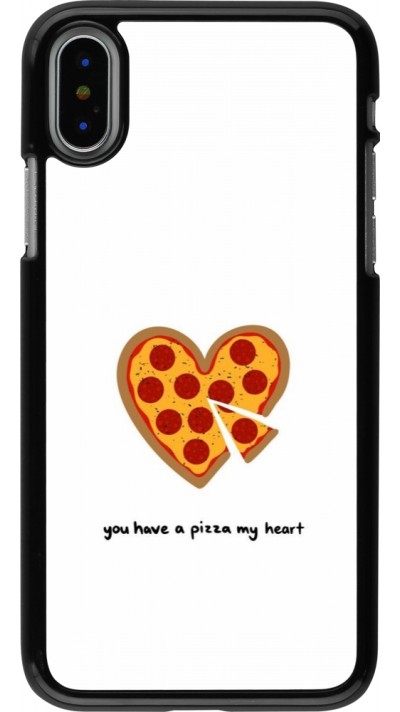 iPhone X / Xs Case Hülle - Saint Valentines Day 26 You have my pizza heart
