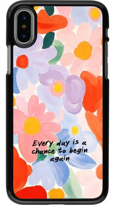 iPhone X / Xs Case Hülle - Every day is a chance 2026
