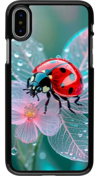 iPhone X / Xs Case Hülle - Ladybird in bloom 2026