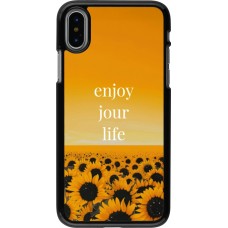 iPhone X / Xs Case Hülle - Summer 2025 Enjoy your life