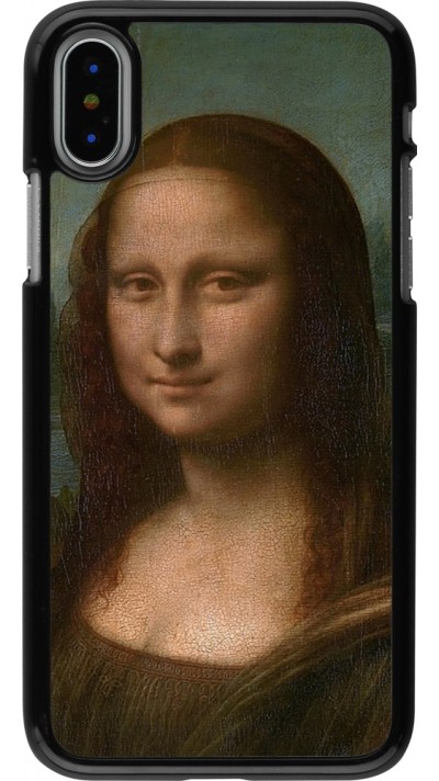 iPhone X / Xs Case Hülle - Kunstbild - Mona Lisa - Leonardo de Vinci