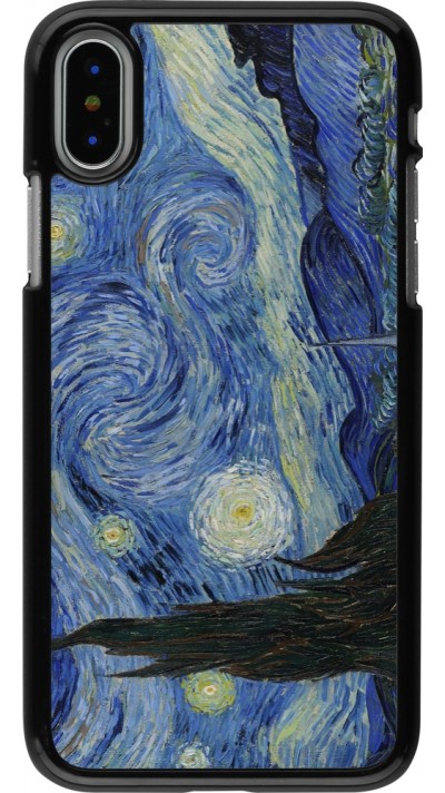 iPhone X / Xs Case Hülle - Kunstbild - Sternennacht - Van Gogh