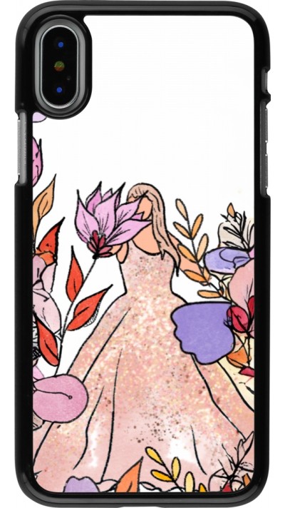 iPhone X / Xs Case Hülle - Taylor Swift Sketch - White