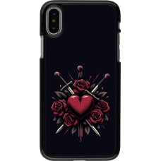 iPhone X / Xs Case Hülle - Valentine 2024 gothic love