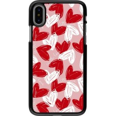iPhone X / Xs Case Hülle - Valentine 2024 with love heart