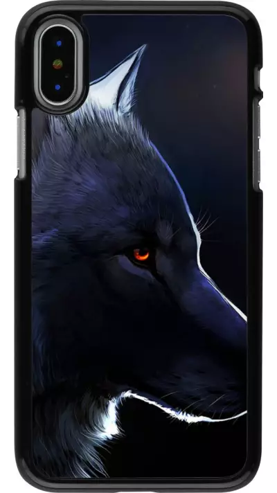 Hülle iPhone X / Xs - Wolf Shape