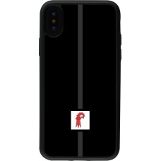 iPhone X / Xs Case Hülle - Silikon schwarz Kanton BL schwarz