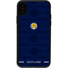iPhone X / Xs Case Hülle - Silikon schwarz Schottland 2026 personalisierbares Fussballtrikot