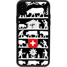 iPhone X / Xs Case Hülle - Silikon schwarz Poya Schweiz 1 schwarz