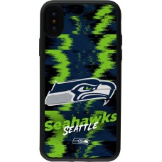 iPhone X / Xs Case Hülle - Silikon schwarz Super Bowl 26 Seattle 2