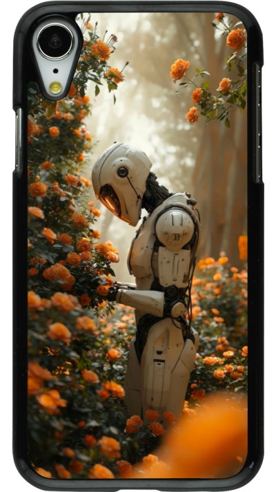 iPhone XR Case Hülle - Astronaut flowers 2025