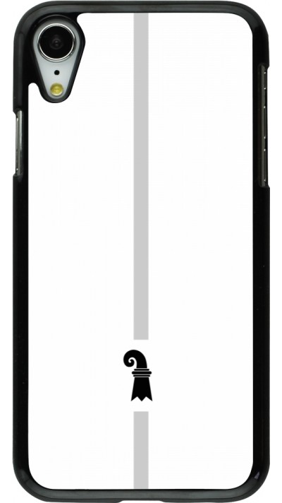 Coque iPhone XR - Canton BS blanc