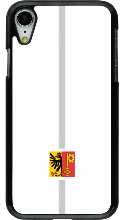 Coque iPhone XR - Canton GE blanc
