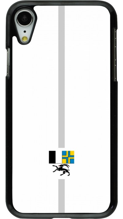 Coque iPhone XR - Canton GR blanc