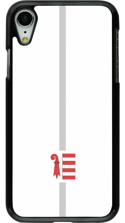 Coque iPhone XR - Canton JU blanc