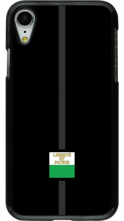Coque iPhone XR - Canton VD noir