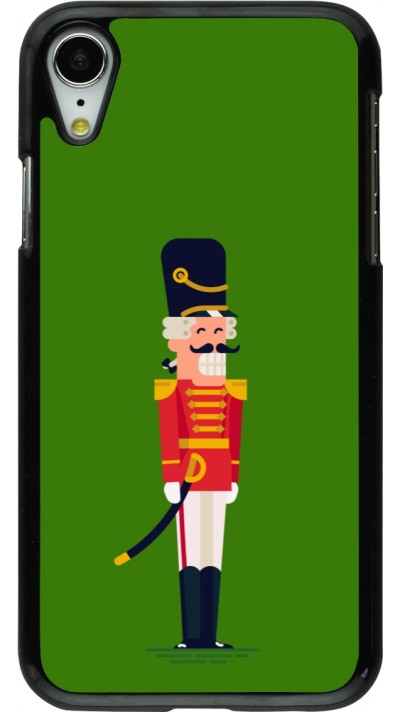 iPhone XR Case Hülle - Christmas 25 Nutcracker Green