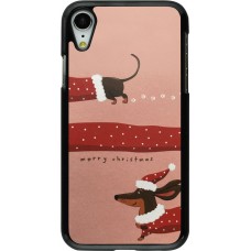 iPhone XR Case Hülle - Christmas 25 Teckel Merry Xmas