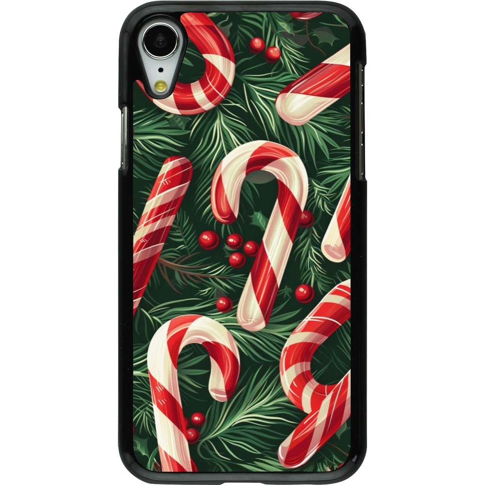 iPhone XR Case Hülle - Christmas 25 Xmas Stick