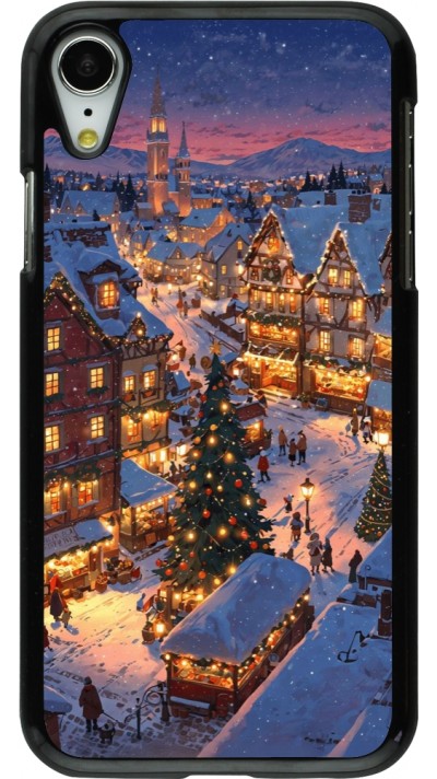 iPhone XR Case Hülle - Christmas 25 Xmas Village