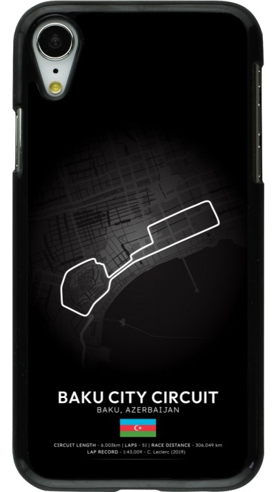 iPhone XR Case Hülle - F1 Track 2025 Azerbaijan