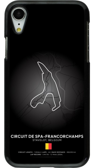 iPhone XR Case Hülle - F1 Track 2025 Belgium