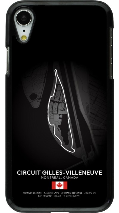 iPhone XR Case Hülle - F1 Track 2025 Canada