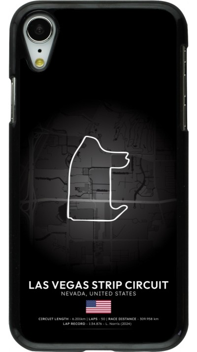 iPhone XR Case Hülle - F1 Track 2025 Las Vegas