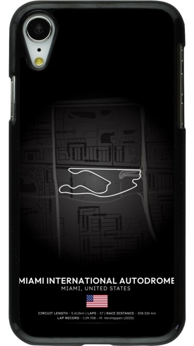 iPhone XR Case Hülle - F1 Track 2025 Miami