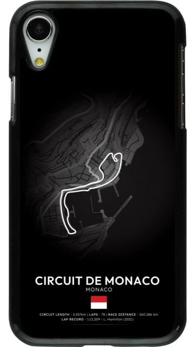 iPhone XR Case Hülle - F1 Track 2025 Monaco