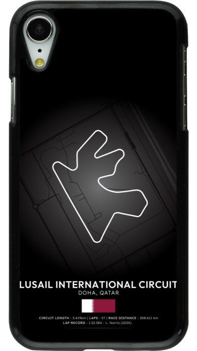 iPhone XR Case Hülle - F1 Track 2025 Qatar