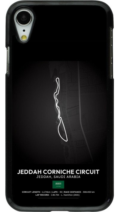 iPhone XR Case Hülle - F1 Track 2025 Saudi Arabia
