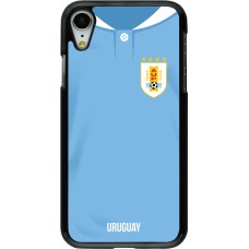 iPhone XR Case Hülle - Uruguay 2022 personalisierbares Fussballtrikot
