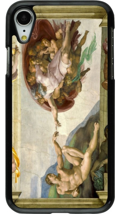 Coque iPhone XR - Tableau art - La Création d’Adam - Michel-Ange