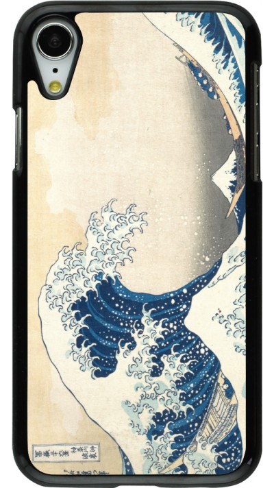 Coque iPhone XR - Tableau art - La Grande Vague de Kanagawa - Hokusai