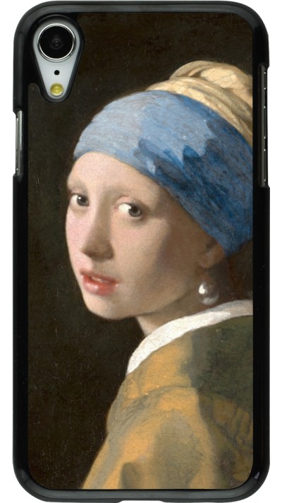Coque iPhone XR - Tableau art - La Jeune fille à la perle - Johannes Vermeer