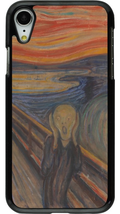 Coque iPhone XR - Tableau art - Le Cri - Edvard Munch