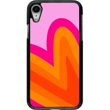 iPhone XR Case Hülle - Valentine 2024 heart gradient