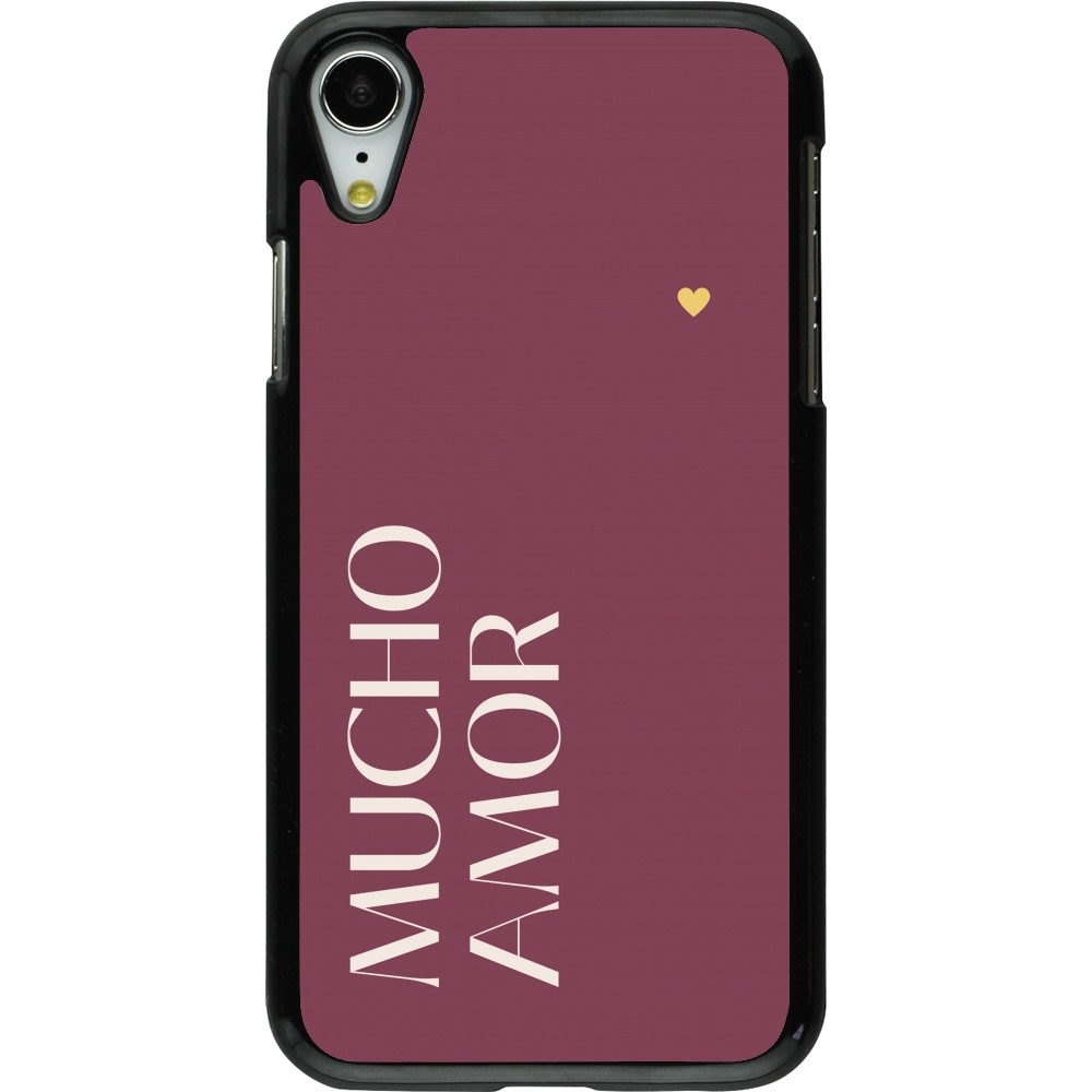iPhone XR Case Hülle - Valentine 2024 mucho amor rosado