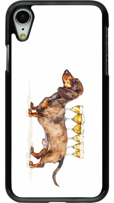 iPhone XR Case Hülle - Wine Teckel