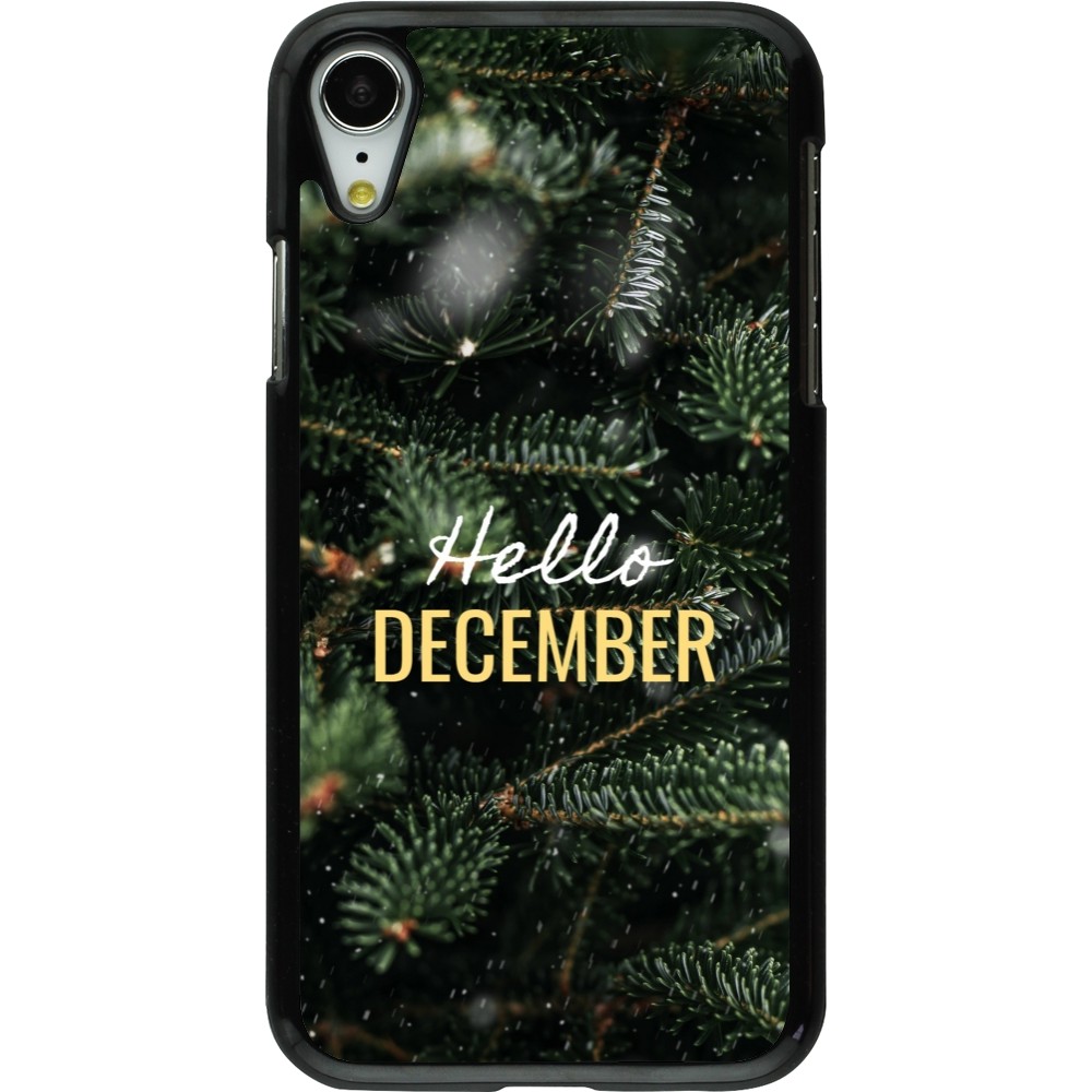 iPhone XR Case Hülle - Winter 25 Winter hello december
