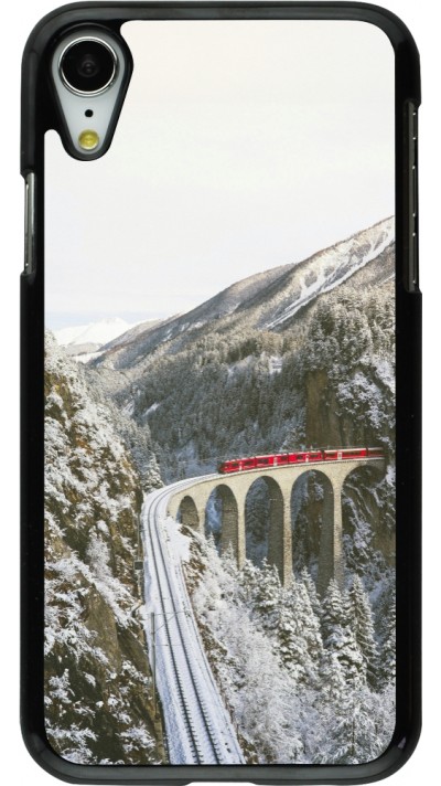 iPhone XR Case Hülle - Winter 25 Winter polar express