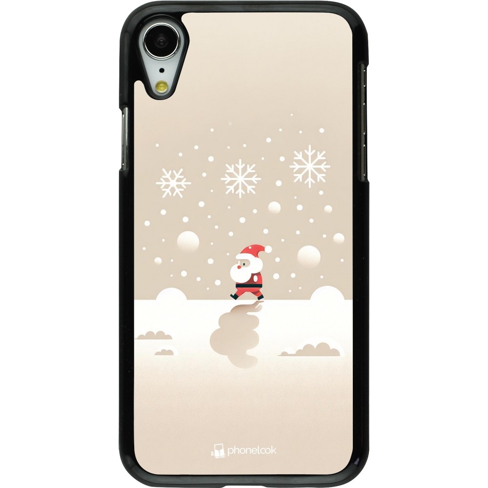 iPhone XR Case Hülle - Weihnachten 2023 Minimalistischer Weihnachtsmann