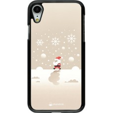 iPhone XR Case Hülle - Weihnachten 2023 Minimalistischer Weihnachtsmann